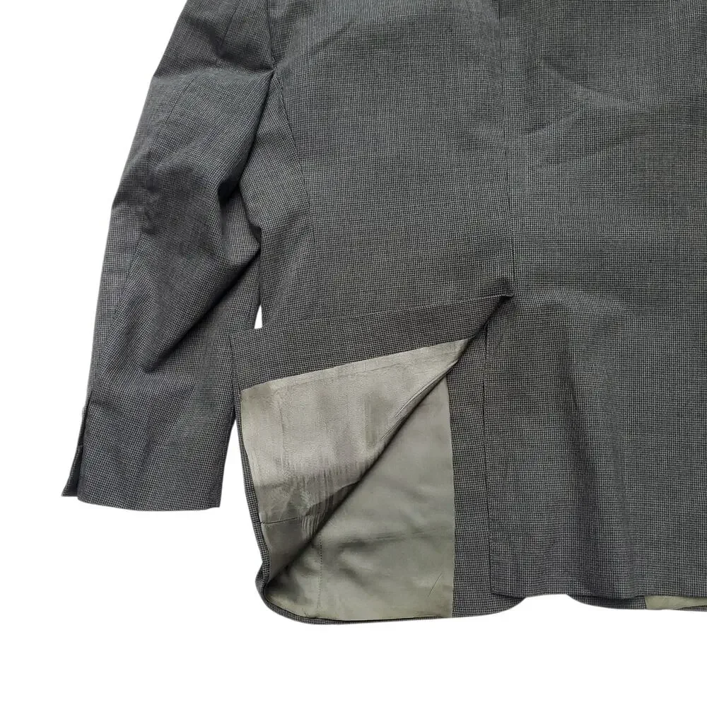 Vintage Ivy Prep Gray Wool Blazer Jacket Sport Coat 2 Button Single Vent 41R